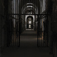 A hallway enterance at Eastern State Penitentiary. Philadelphia,PA